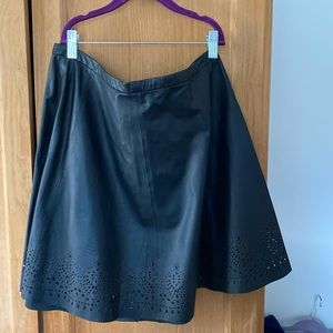 BRAND NEW WITH TAGS LEATHER SKIRT
